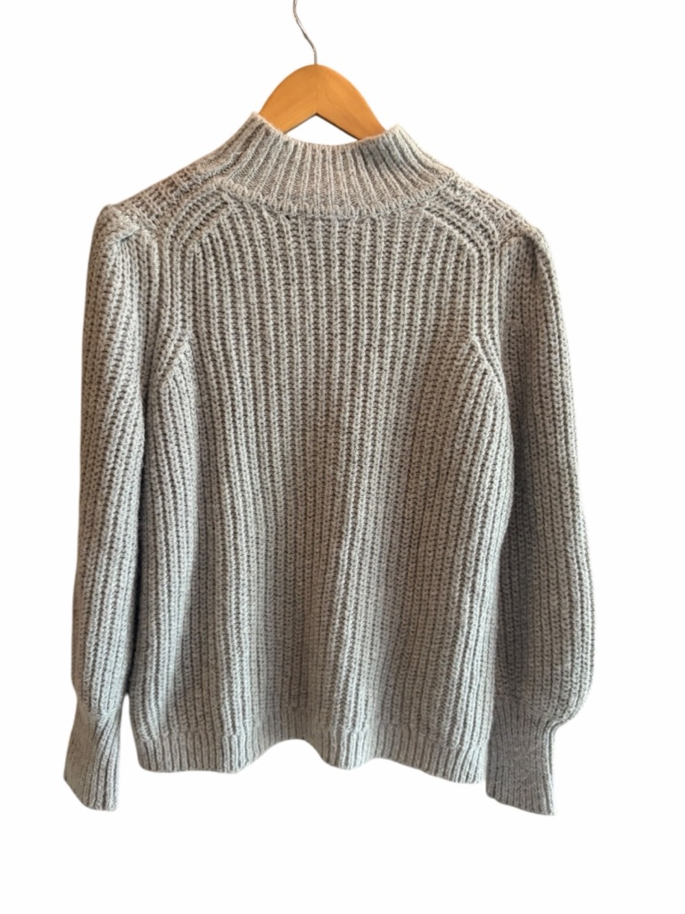 Boden Ribbed Fluffy High Neck Wool & Alpaca-Blend Jumper Sweater - Picture 4 of 8